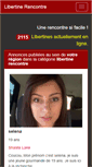 Mobile Screenshot of libertine-rencontre.com